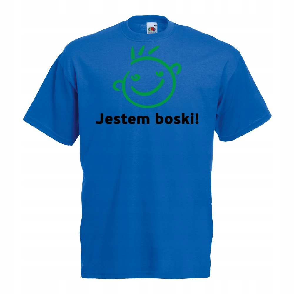

Koszulka z nadrukiem zabawna jestem boski! M nieb
