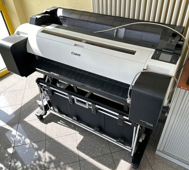 Ploter Canon TM-300, nowa głowica