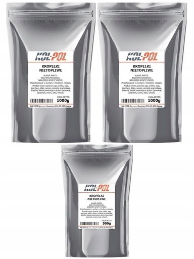 Levně Čokoláda Na Zapékání 2,5 kg Čokoládové kapky netavitelné Kol-Pol