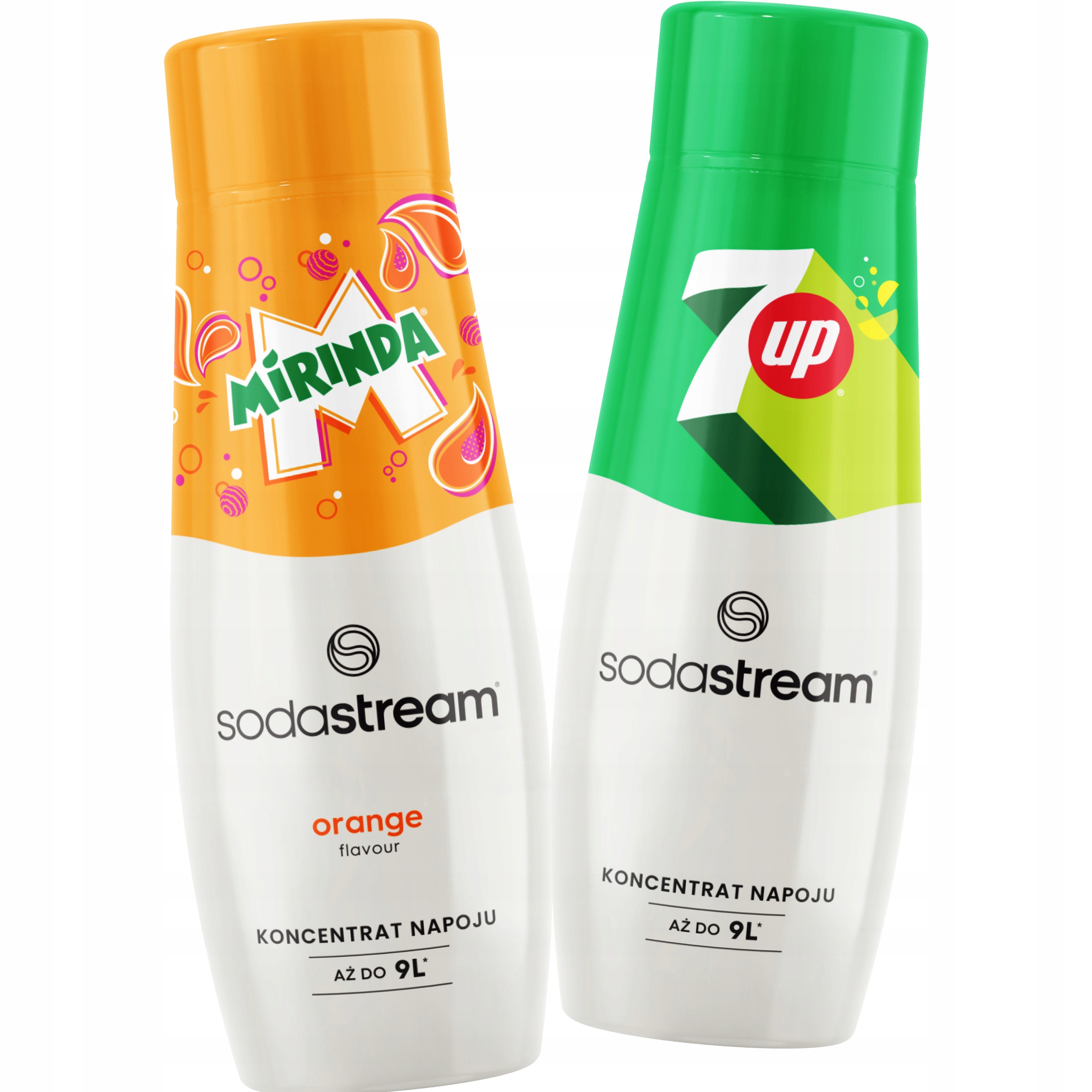 SODASTREAM Zestaw koncentratów MIRINDA + 7UP