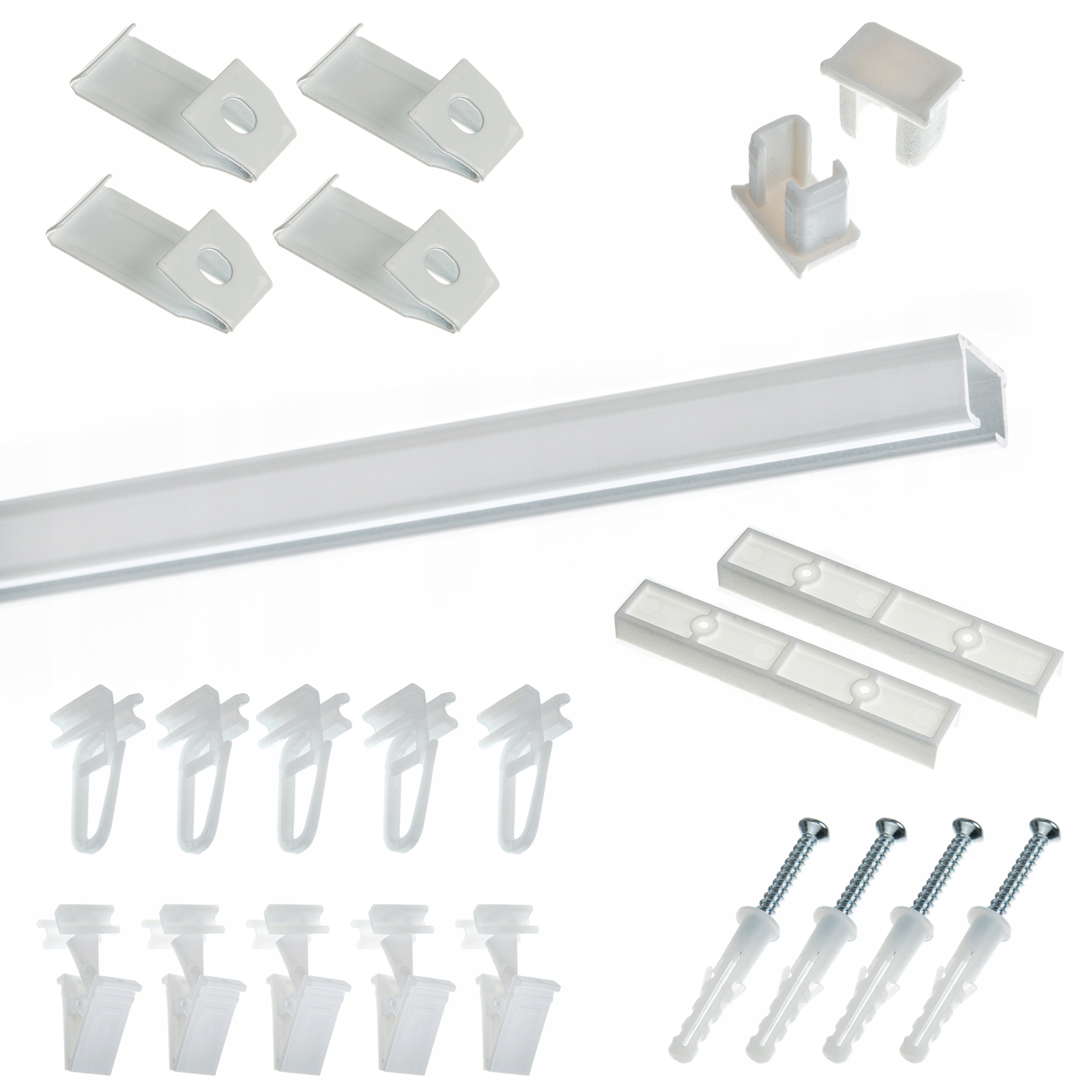 Hliníková Stropní Lišta Garnýž Stropní Ks Žabky Agrafki Ranplast 500 cm