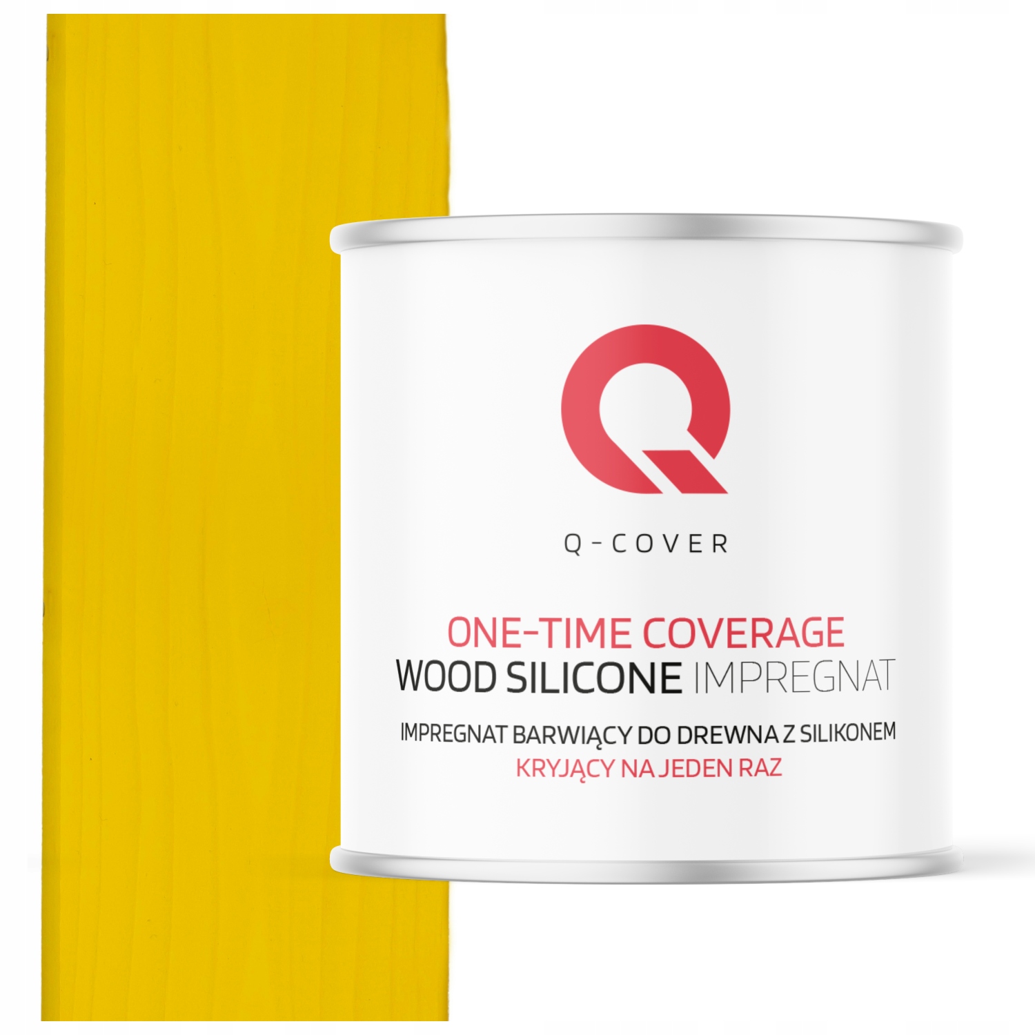 Impregnácia Na Drevo Kryjúca Na Jedenkrát Extra Farba Uv Žltá 2,5 L