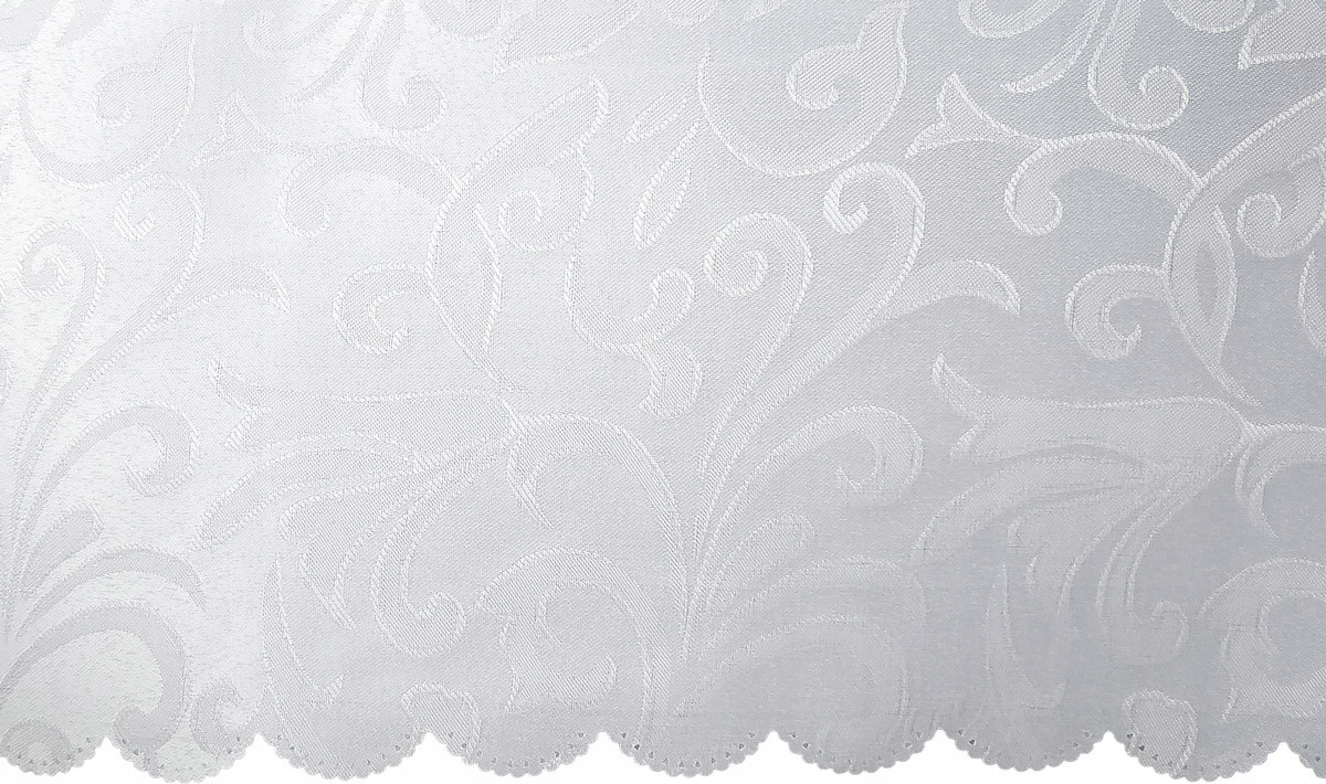 Obrus Plamoodporny 140x160 Biały 100% Jakość Długość 160 cm