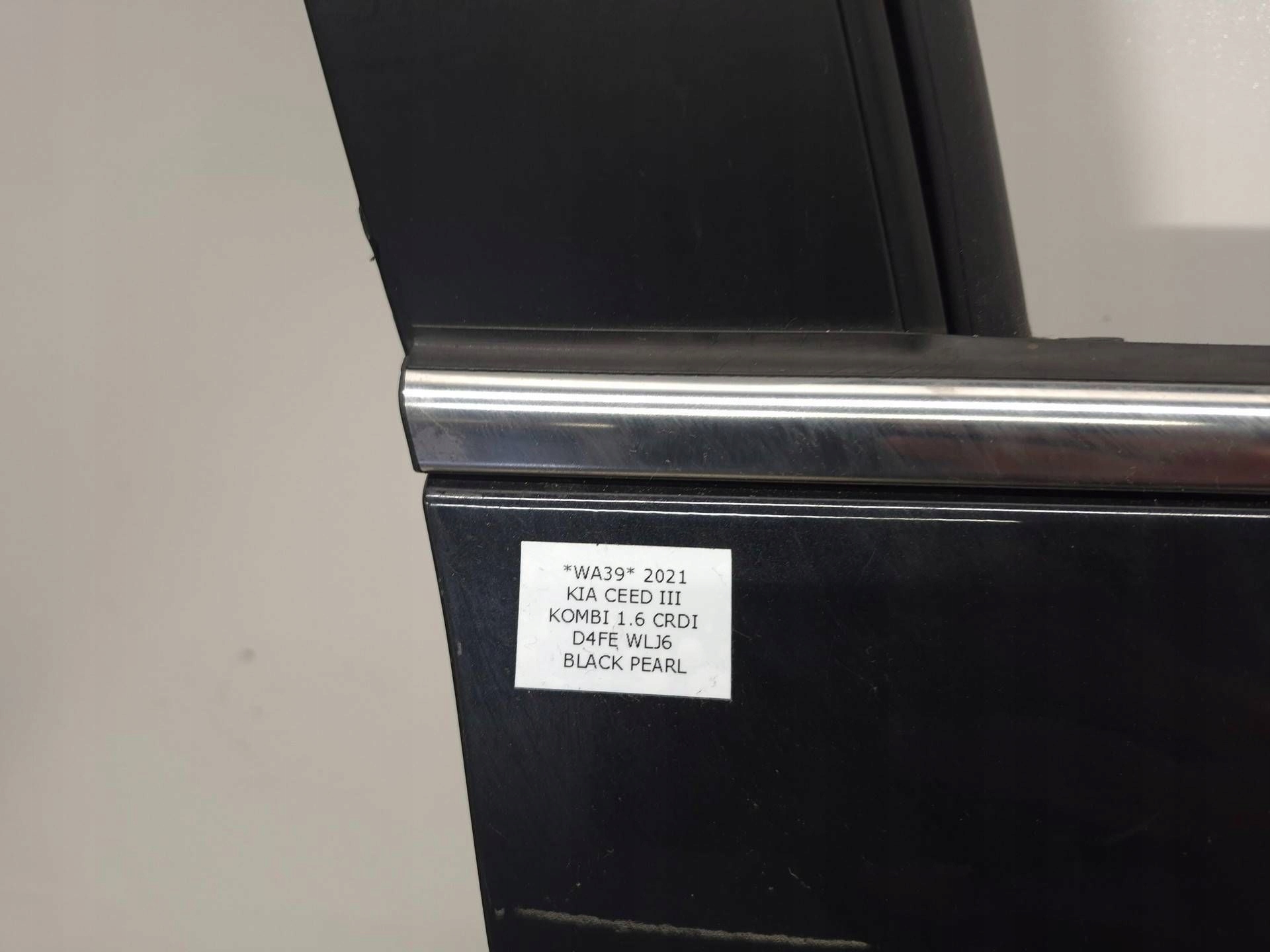 door right front front KIA CEED III BLACK PEARL 18