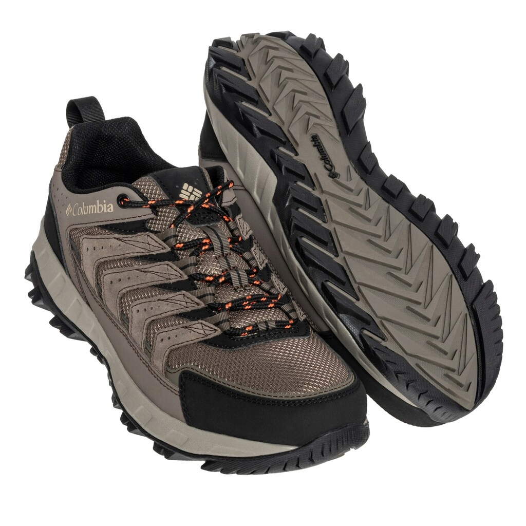Trekové boty Columbia Strata Trail Low Mud/Tangy Orange 40