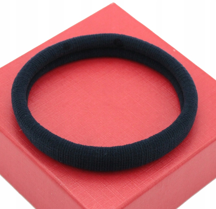 

Gumka Do Włosów Duża Lycra 7 CM Granatowa