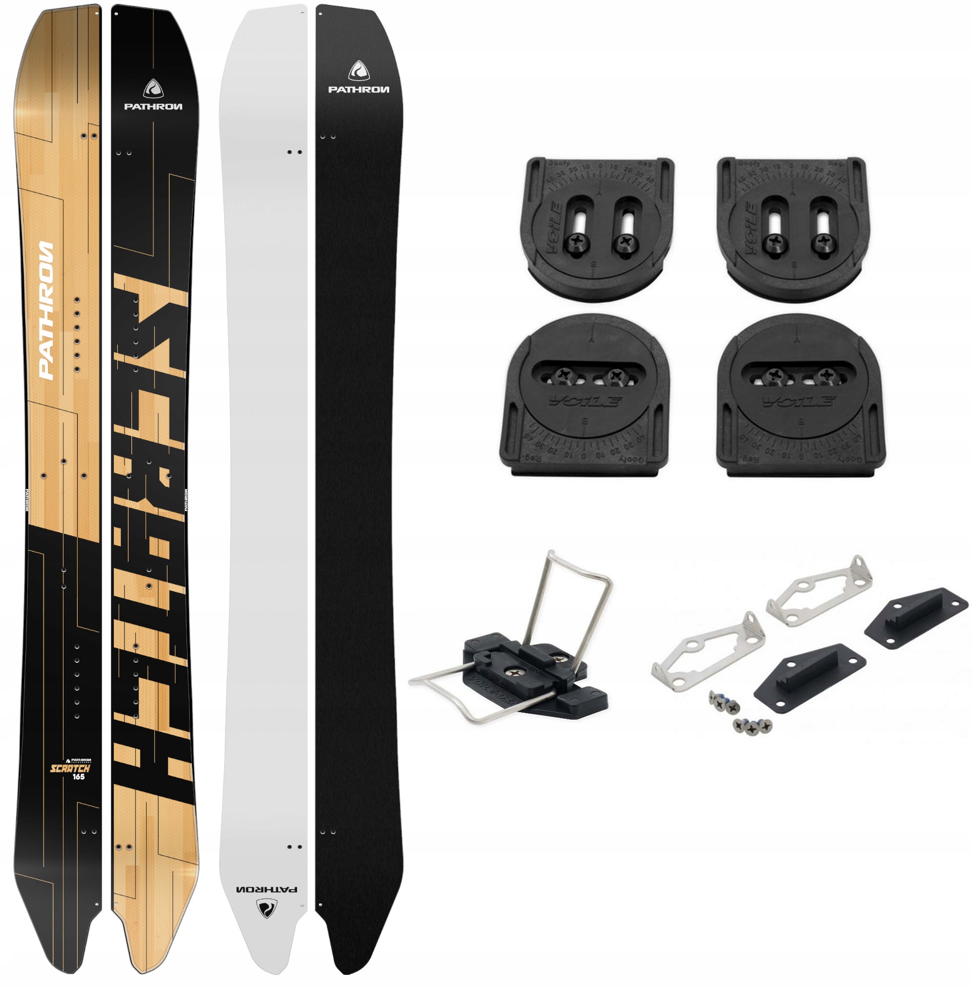 Pathron Scratch Split 165cm + zestaw Voile