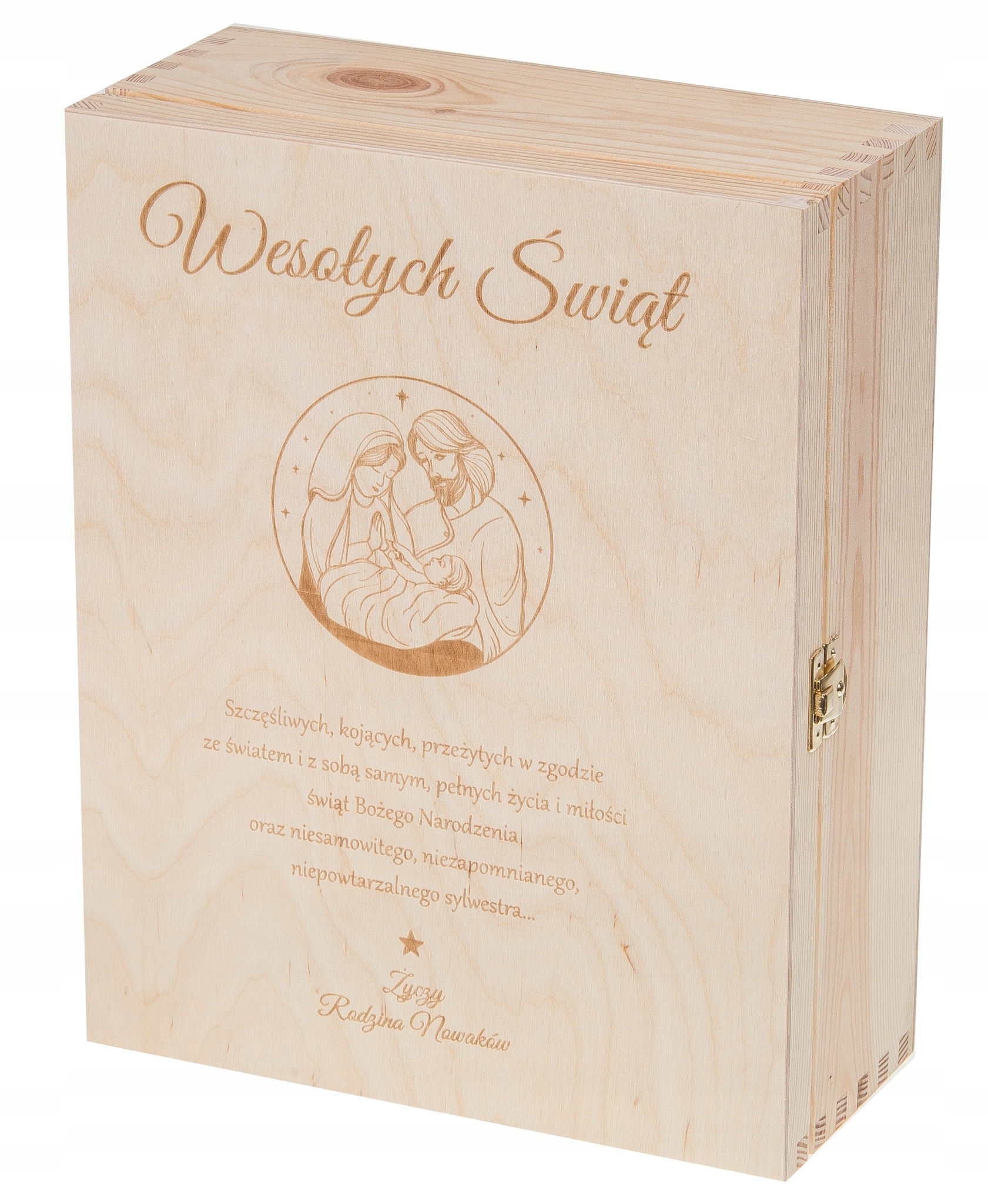 

Skrzynka Whisky pudełko drewniane Święta prezent!!
