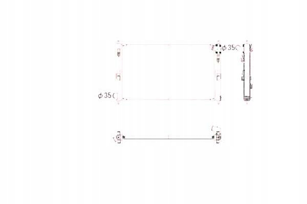 Nrf Chladič Peugeot 4007/ Mitsubishi Outlander 0 Asistent řidiče #28