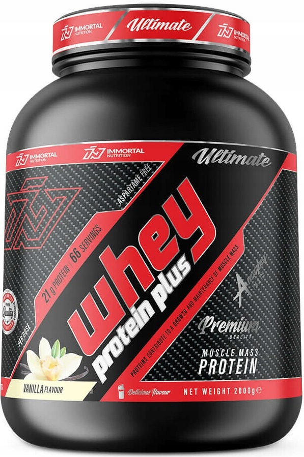 Immortal Whey Protein Plus 2000 g Wpc Bílkoviny Casein