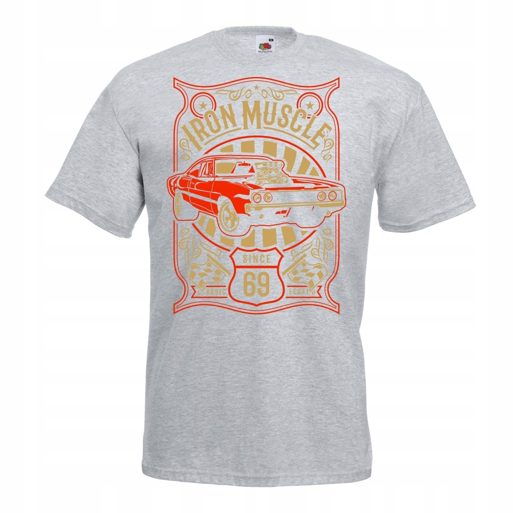 

Koszulka samochód auto iron muscle oldschool S
