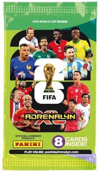 Panini Fifa World Cup XL 2026 Saszetka 8 Kart do Albumu Kolekcjonerskie