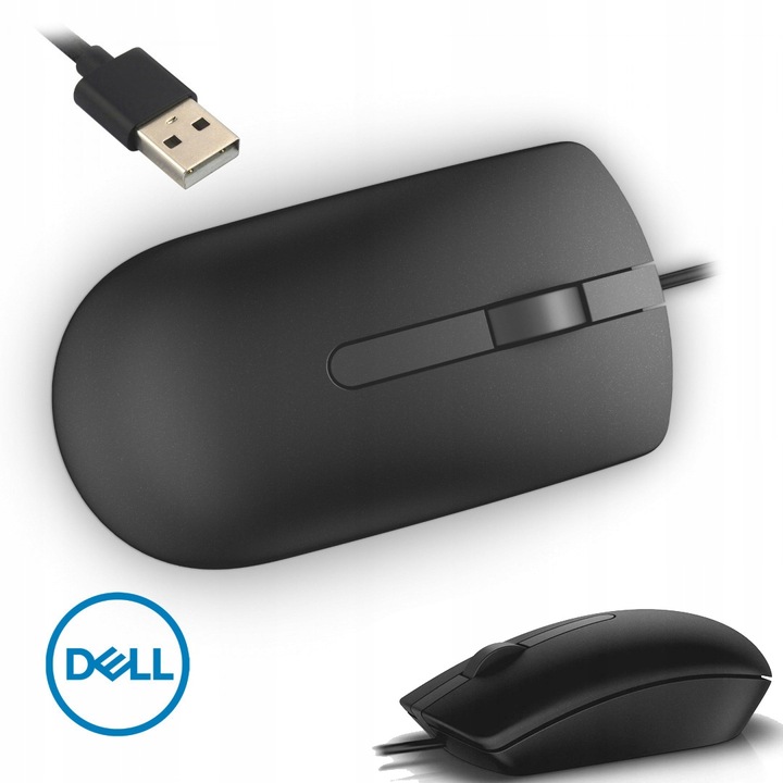 

Mysz Dell MS116 czarny (570-AAIS)