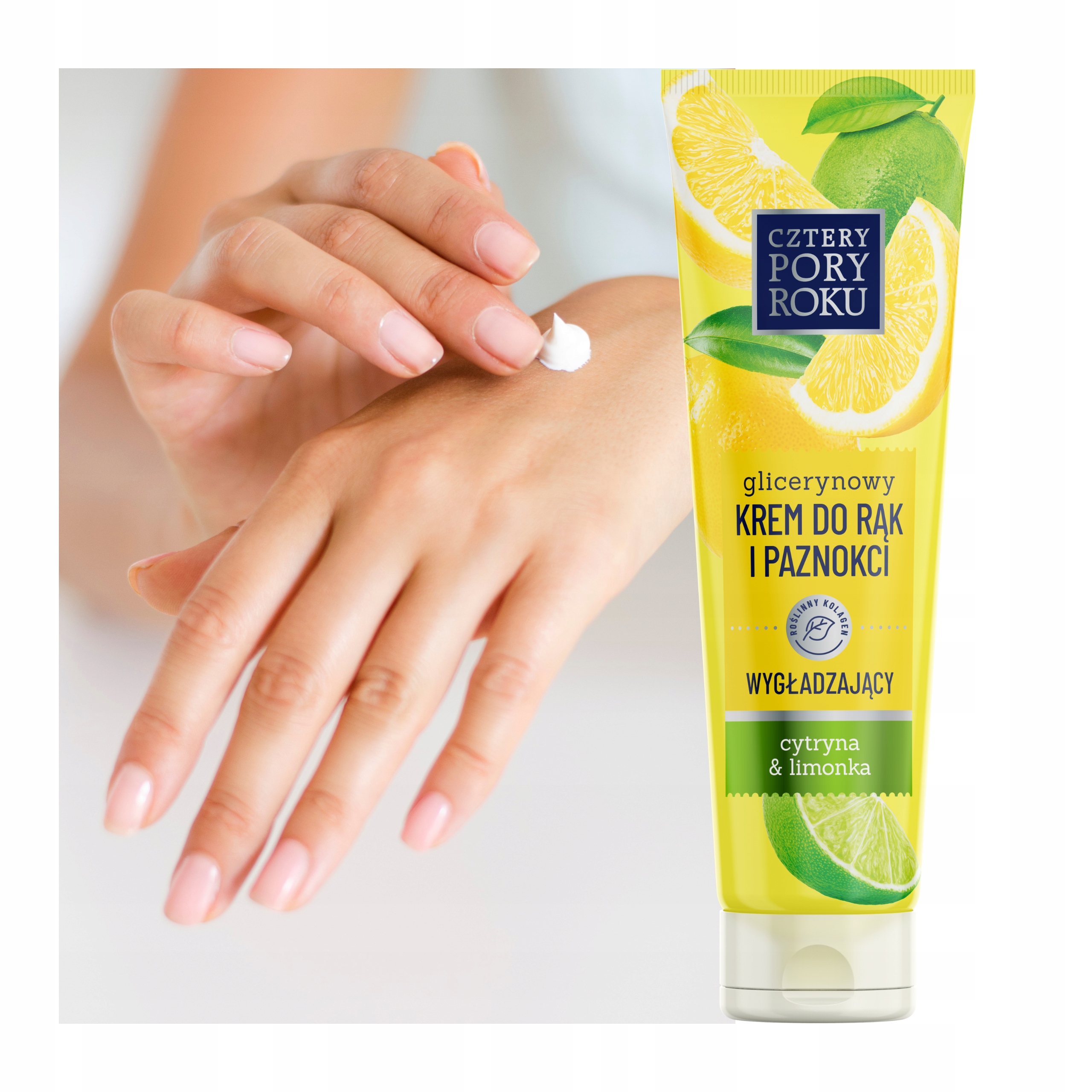 KREM DO RĄK CZTERY PORY ROKU GLICERYNOWY Z CYTRYNĄ Opakowanie tubka