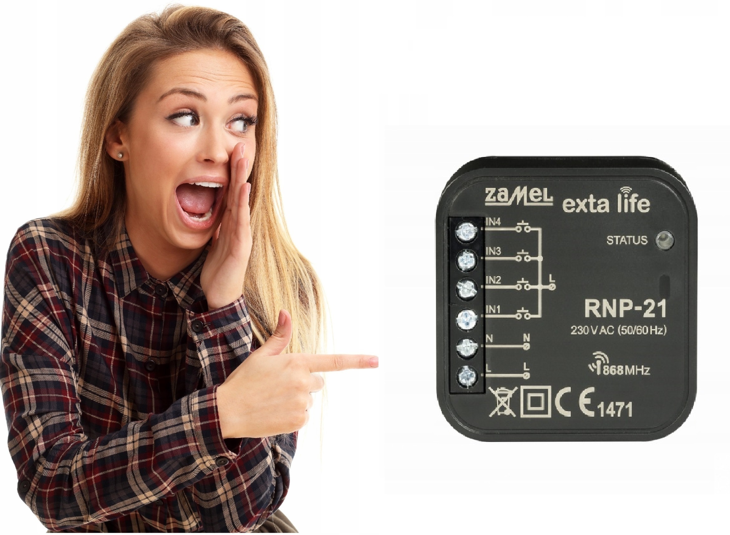 

Radiowy Nadajnik 4-KANAŁOWY RNP-21 Zamel Exta Life