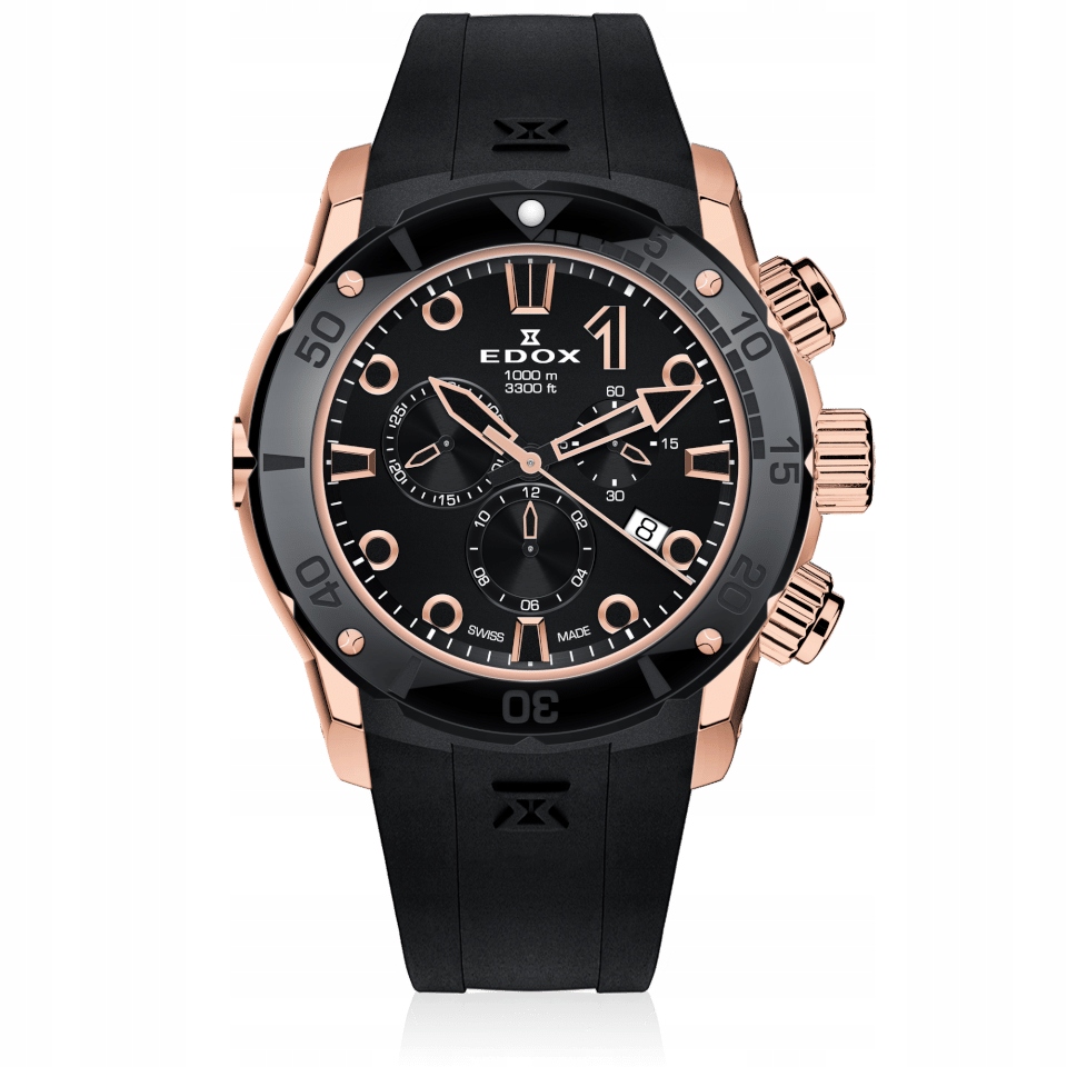 Edox CO-1 Chrono Titanium 10242-TINR-NIR 45,00mm 100ATM