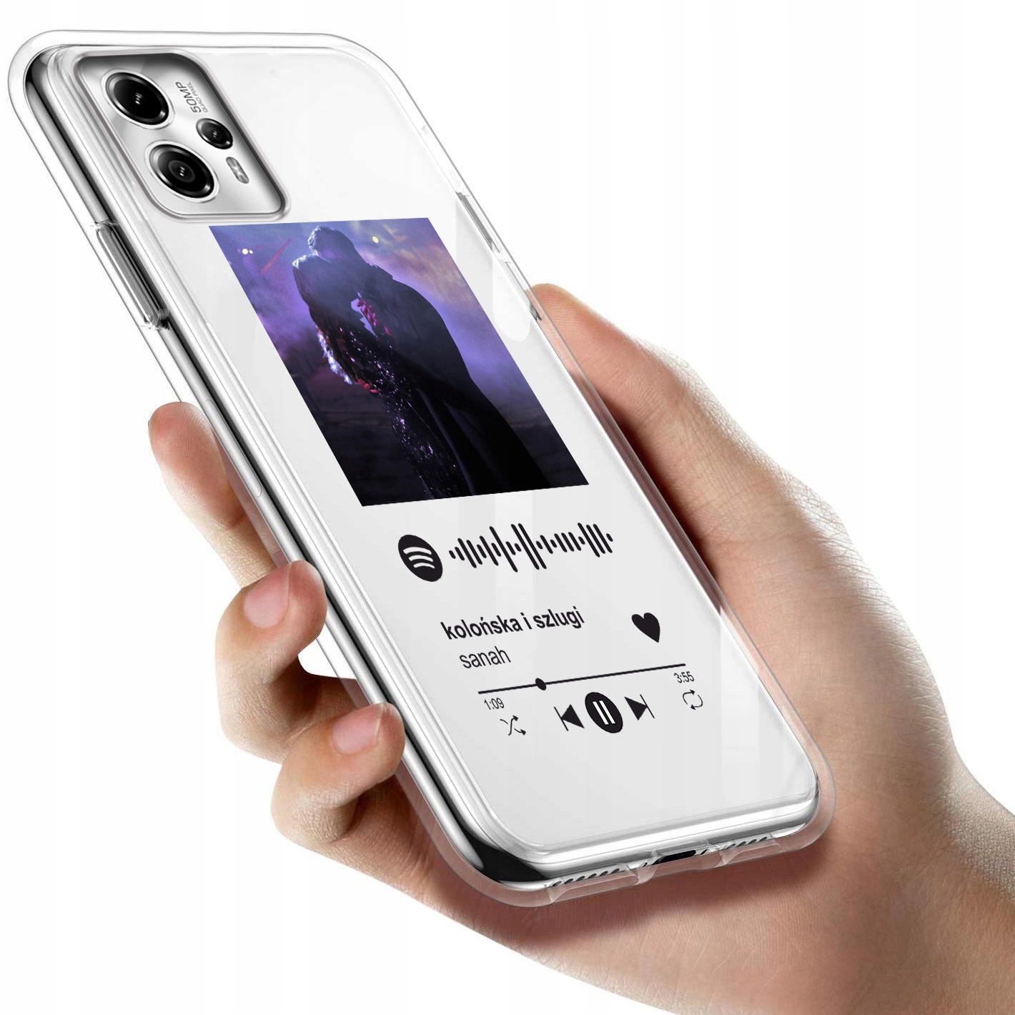 

Etui do Motorola Moto G13 G23 Spotify z Zdjęciem
