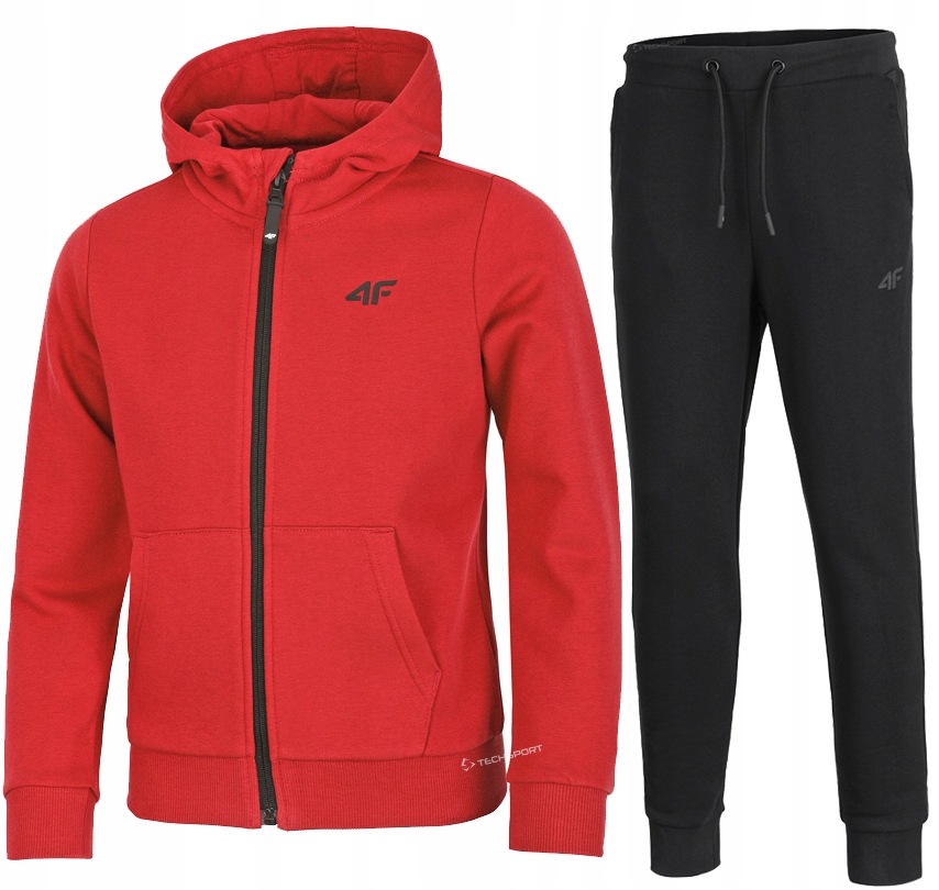 

4F Chłopięcy Dres Komplet Bluza Spodnie 140