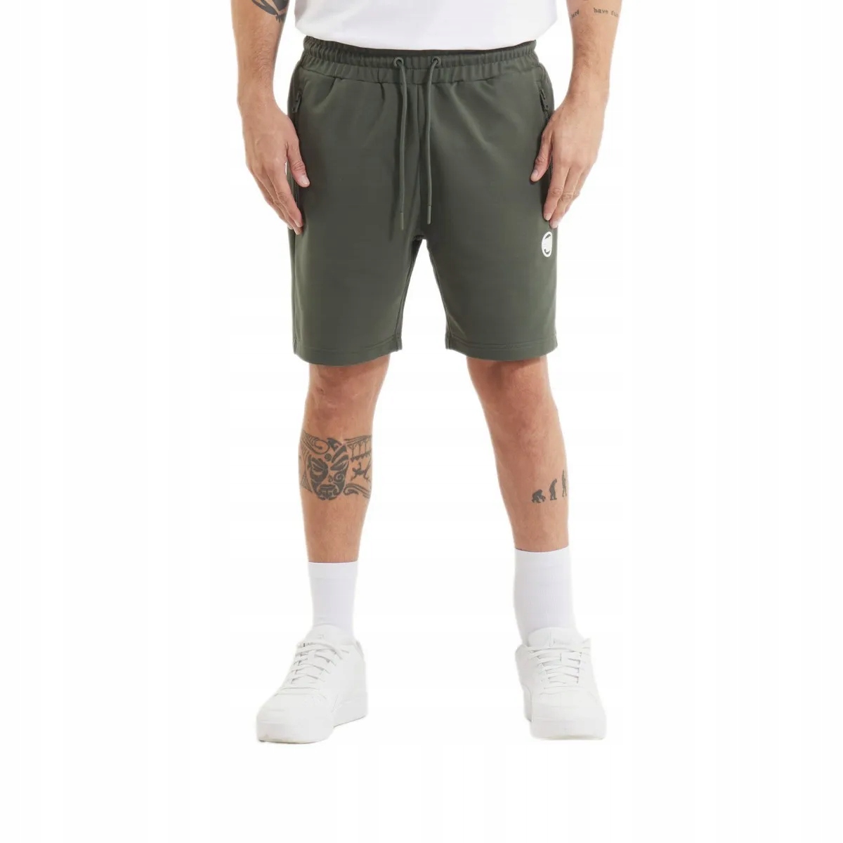 Dresové šortky Pitbull Tricot Terry 280 Nugget '25 Old Green M [M]