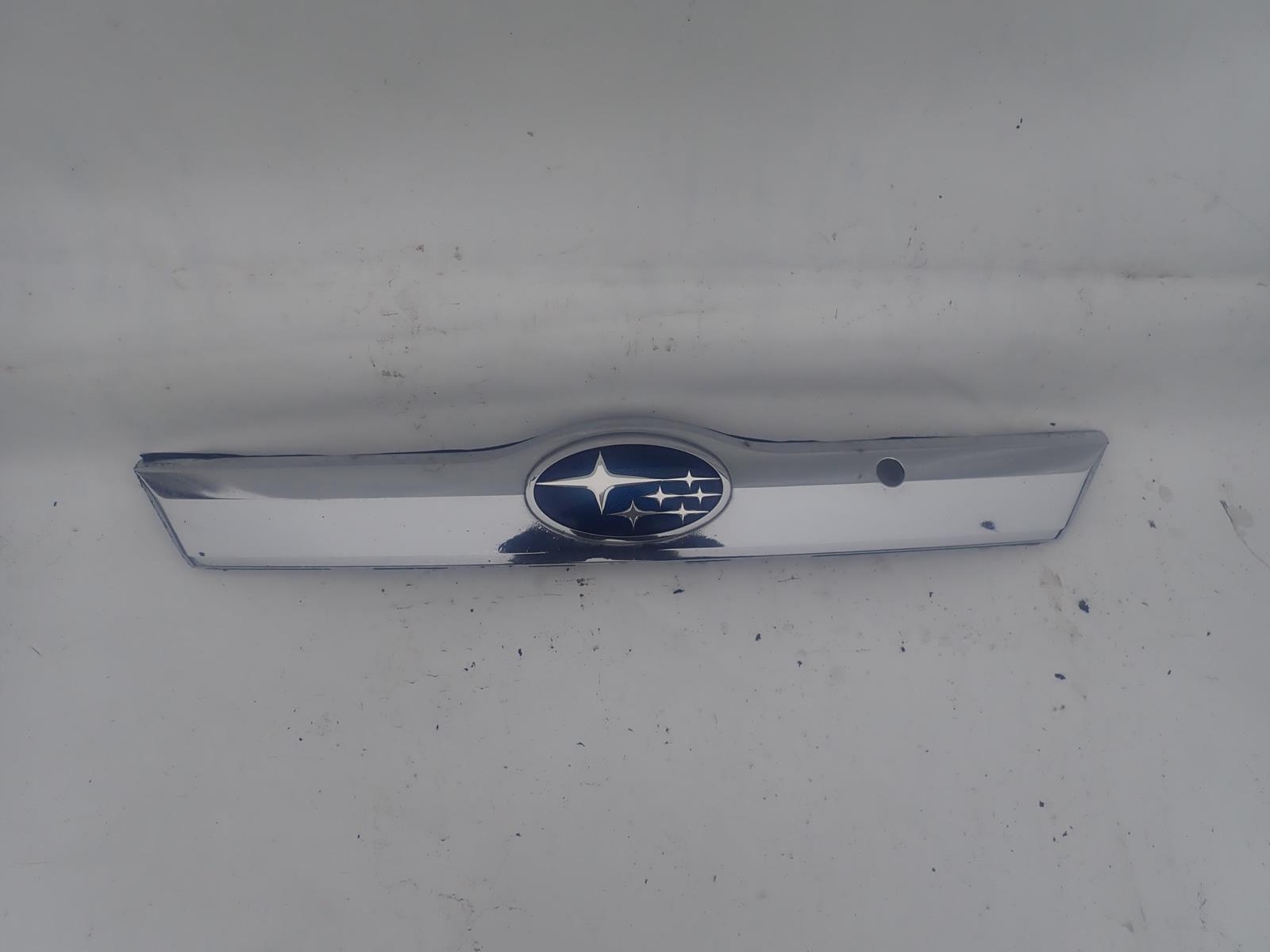 SUBARU TREZIA 11-14 cap moulding CHROM bonnet