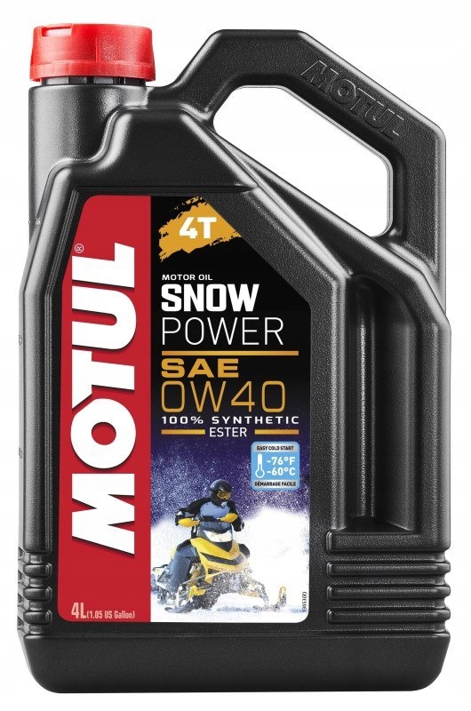 Motorový Olej 0W/40 Motul Snehový Výkon 4T/4L Motul 105892 Motul