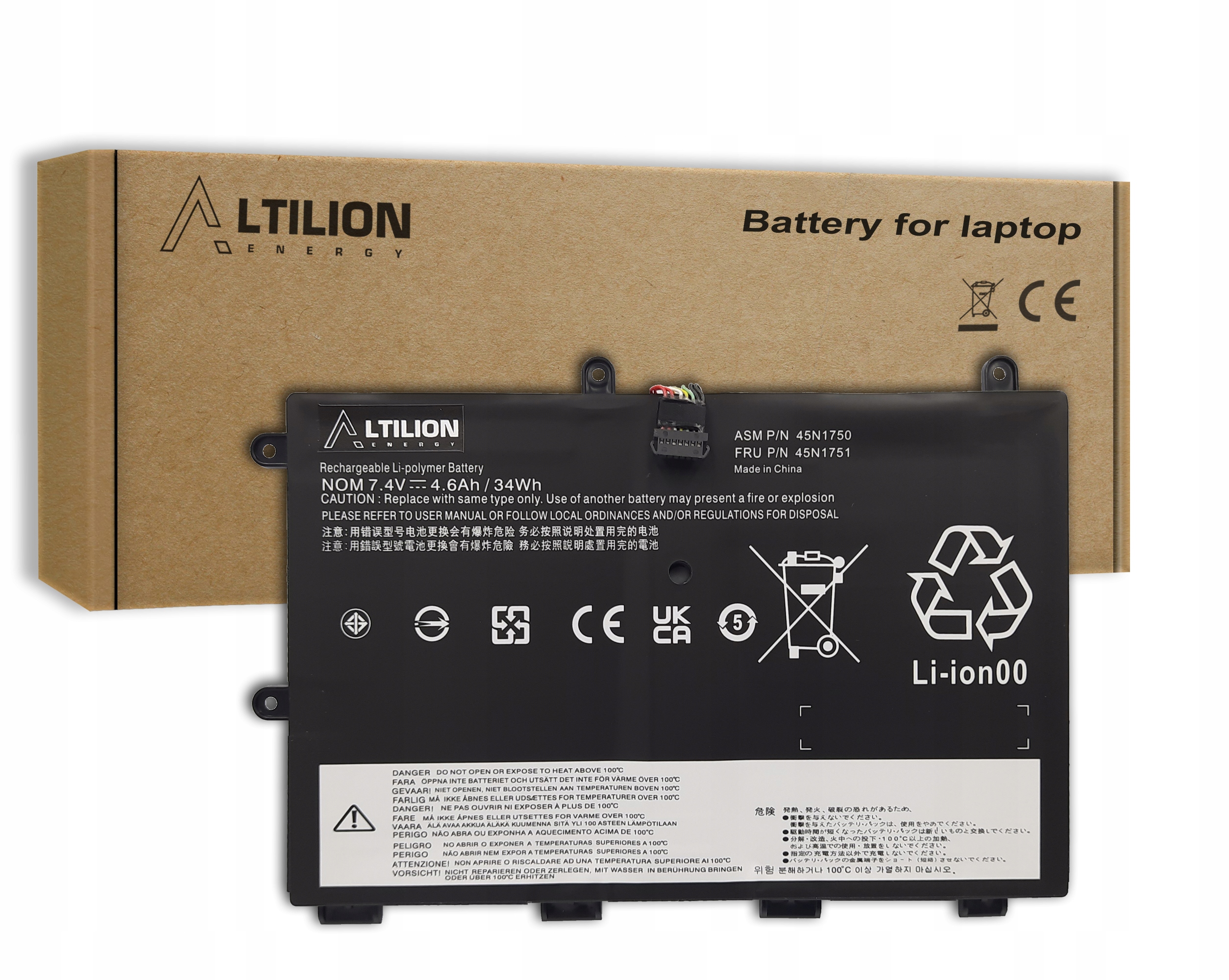 Baterie Altilion Energy 45N1750 kompatibilní s Lenovo
