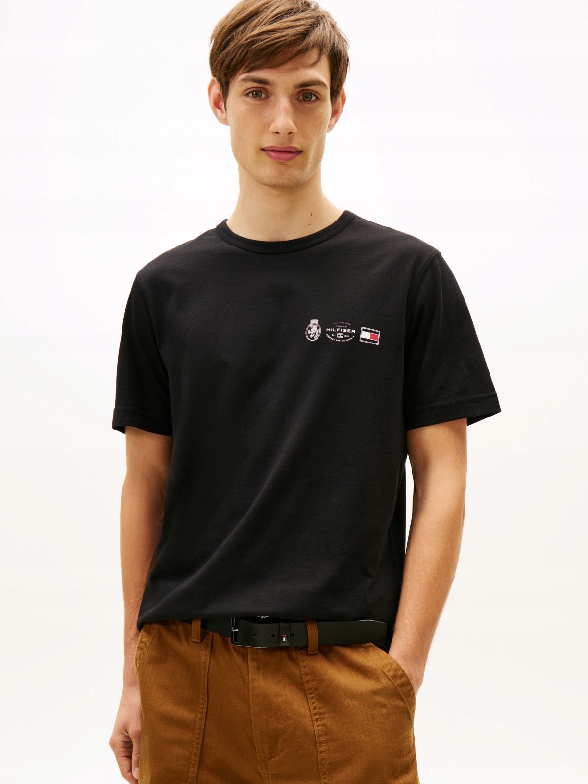 Pánské triko Tommy Hilfiger Small Crest Outline Tee