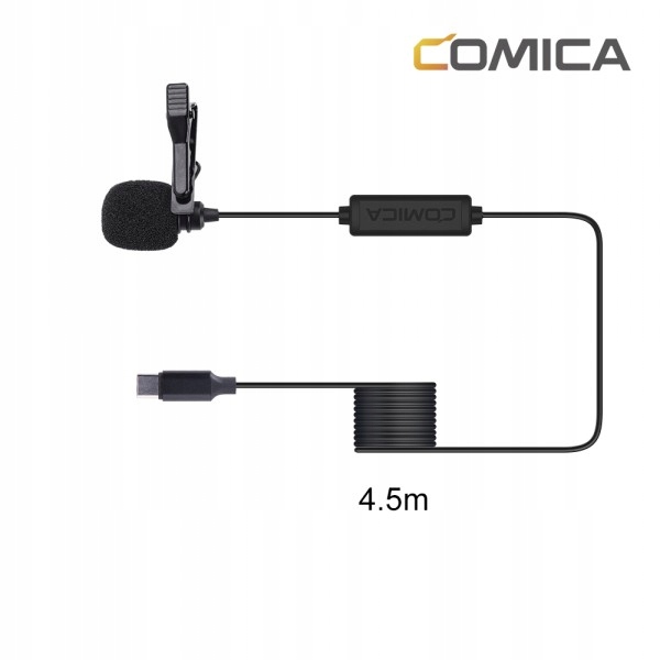 Mikrofon Krawatowy Do Smartfona Comica Klips Usb-c