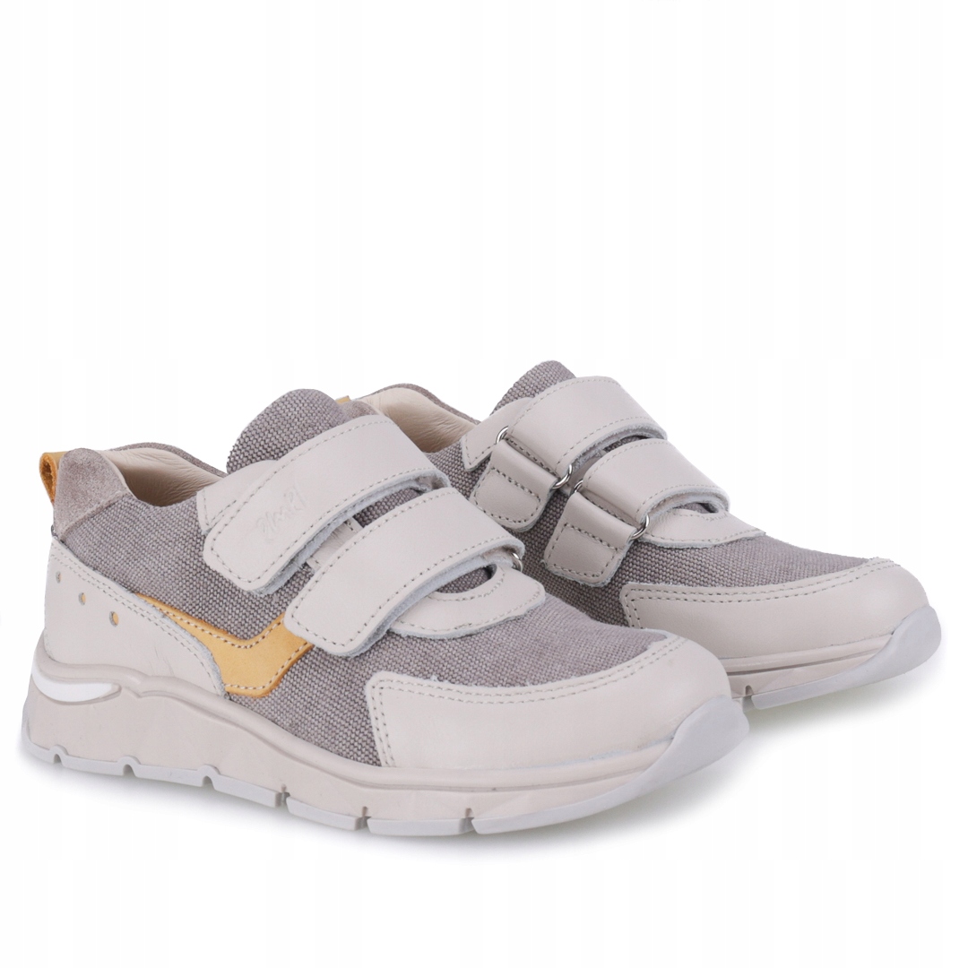 Emel E2797 Barcelona Półbuty Trampki Sneakers Skórzane Rzepy r.27