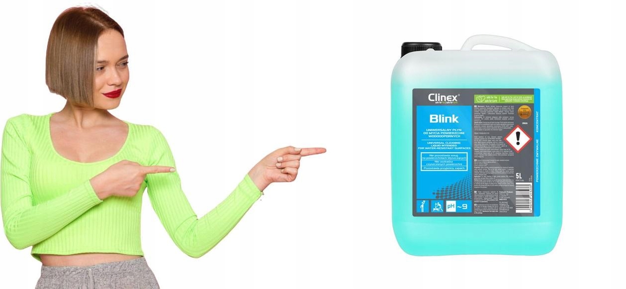 Levně Univerzální kapalina Clinex Blink 5L, voděodolná.
