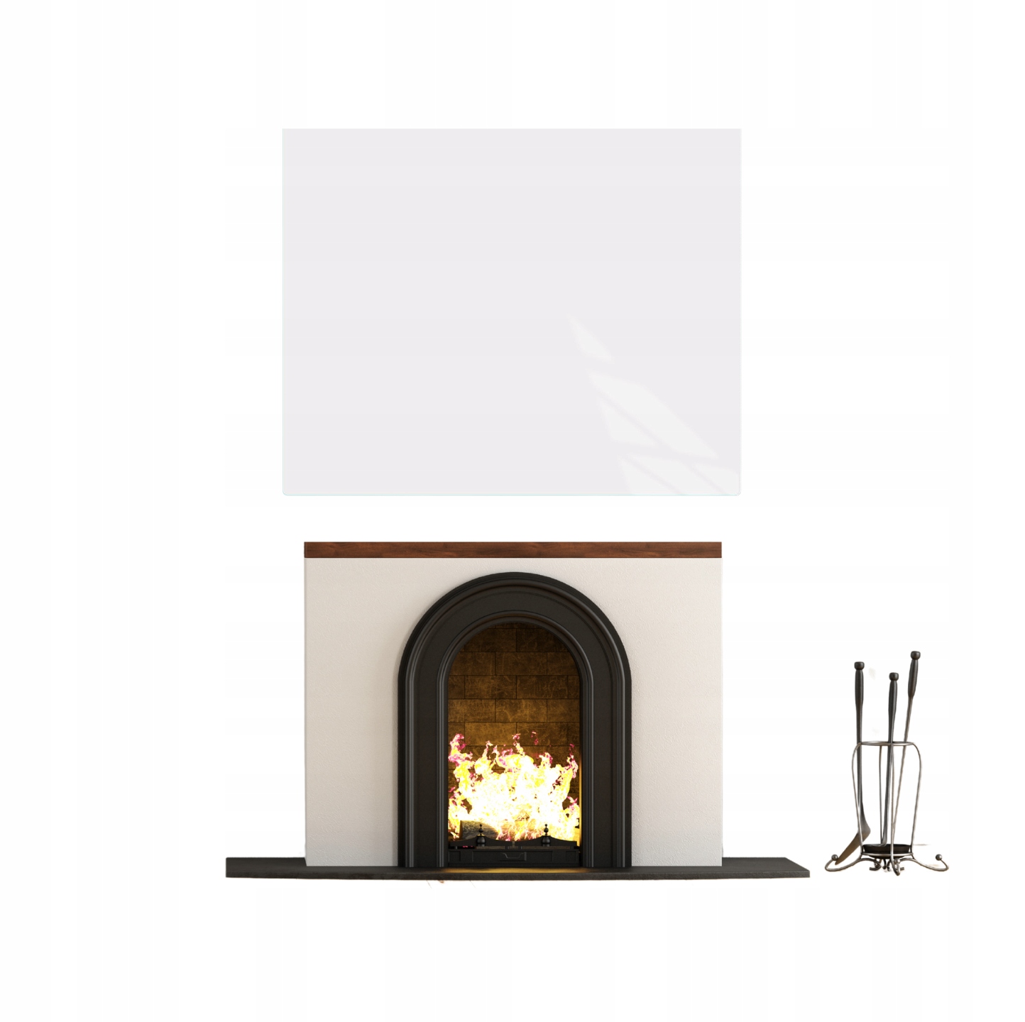 Sklo Pod Krb Kozí Bílé Tvrzené Sklo Podstavec Rozměr 60x52cm