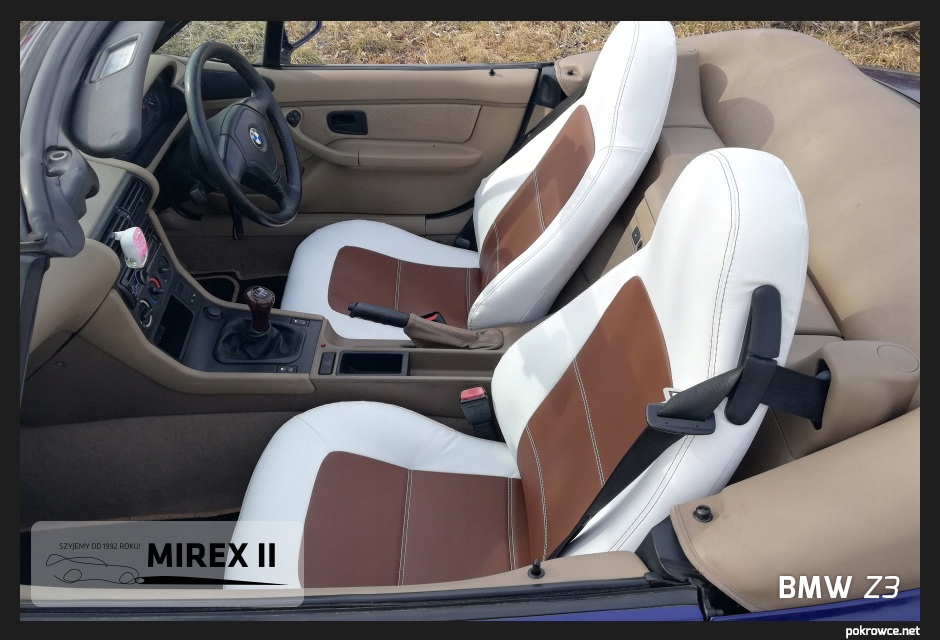 Pokrowce ze skóry i alkantary BMW Z3