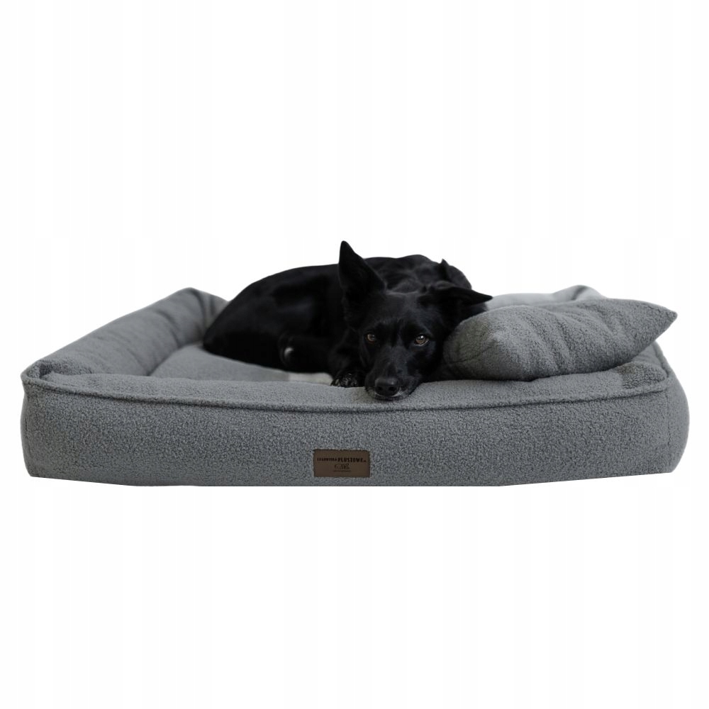 Legowisko Premium Boucle Grafit L 95x75cm dla Psa Spaniel Beagle