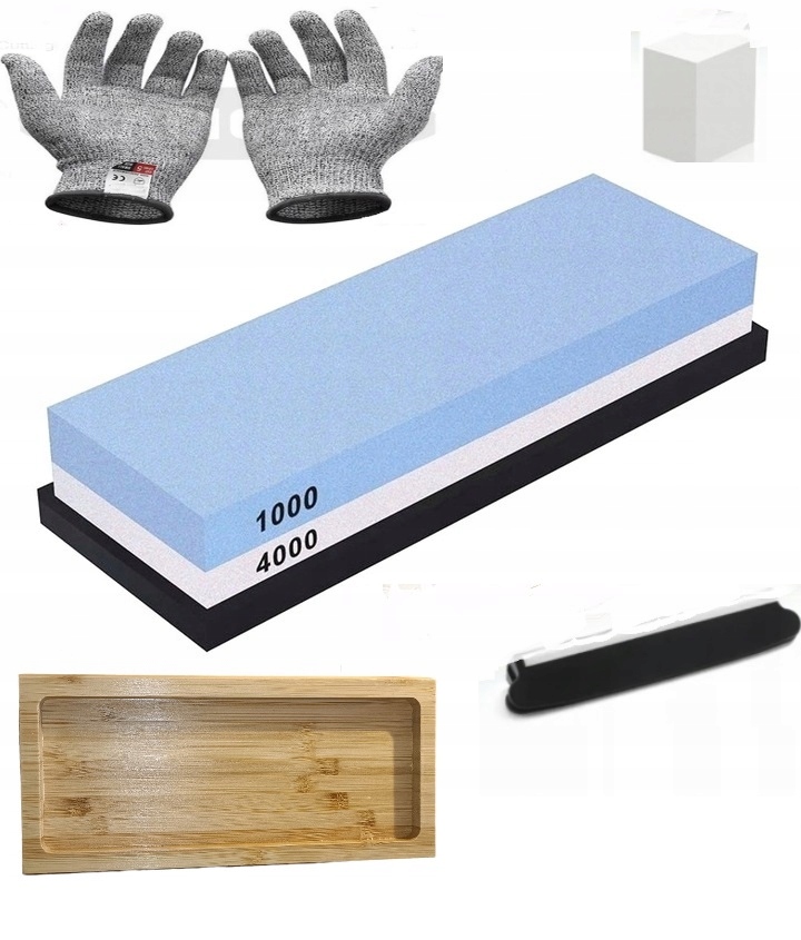 Vodní Kamenná Brousek Na Nože 1000/4000, Sada Na Ostření Rukavice