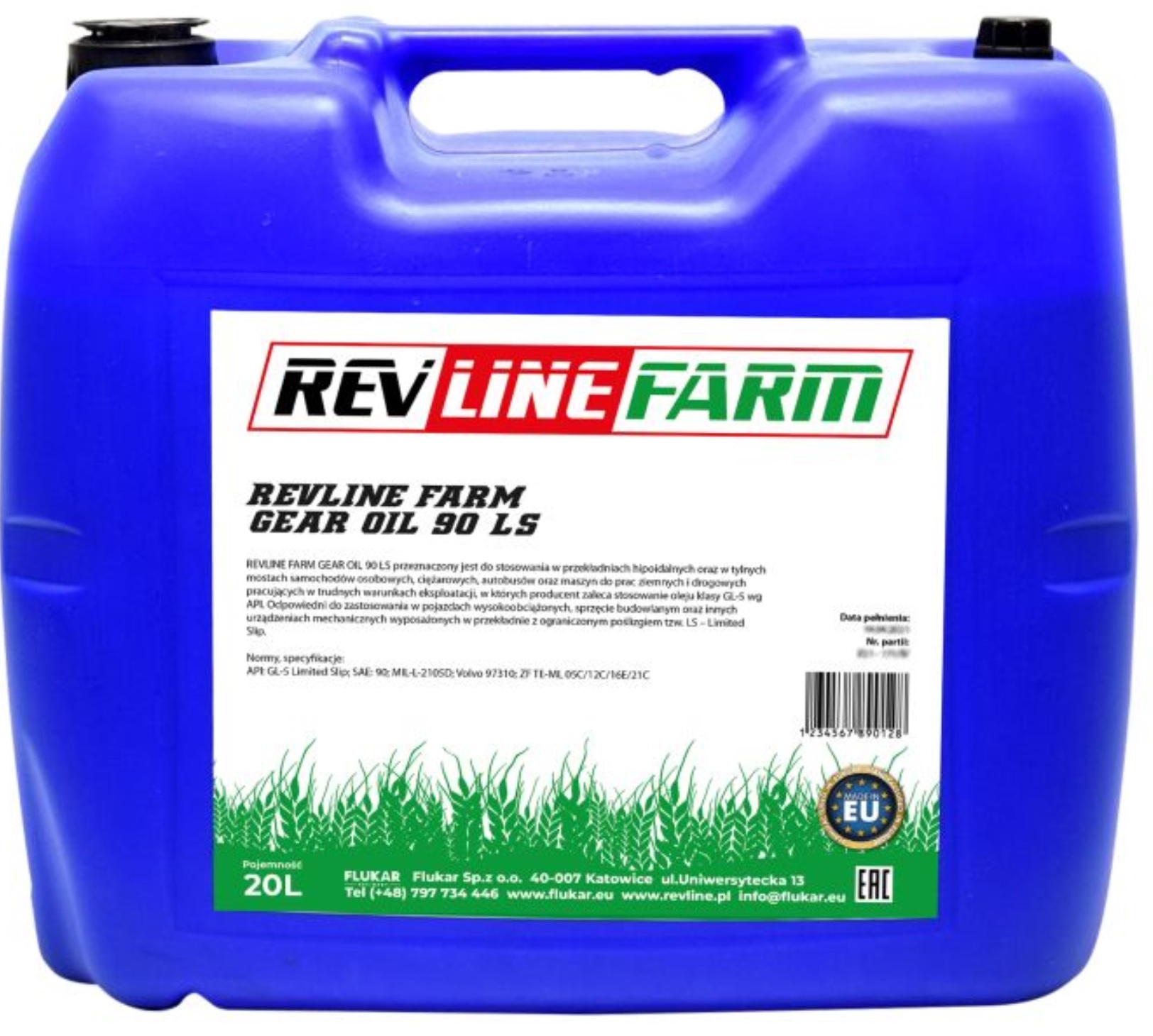 Revline Farm Gear Oil 90 LS op.20l Producent Revline