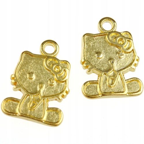 Zawieszka Bransoletki Charms Kotek Kitty 13MM 2SZT