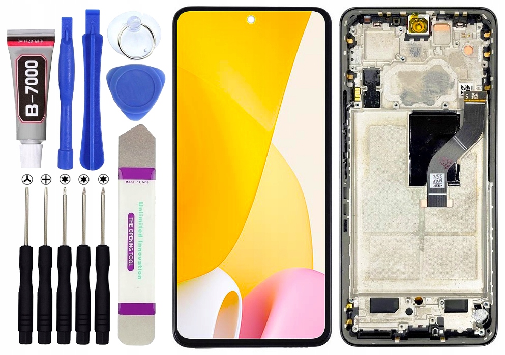 Oled displej pro Xiaomi 12 Lite LCD displej Rámeček