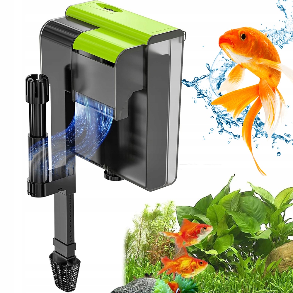 Filtr Do Akwarium, Cichy Filtr Do Zawieszenia, 450 L/h Zewnętrzny Filtr