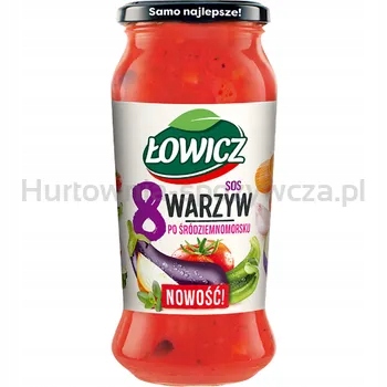 Levně Łowicz Omáčka 8 Zeleniny Po Středomoří 500 G