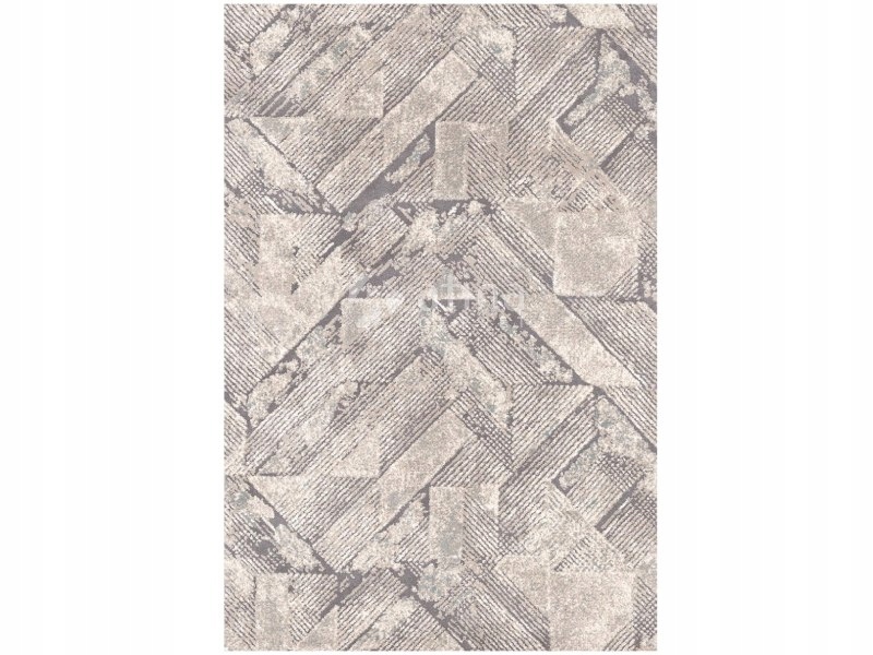 Koberec do obývacího pokoje 160 x 230 cm, krémově šedý s měkkým vlasem