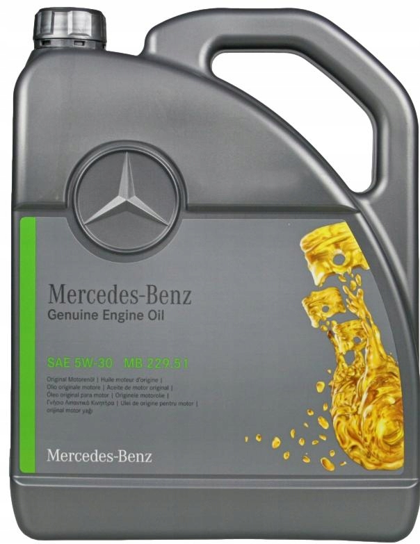Oe Mercedes Originálny Olej 5W30 Dpf 5W-30 229.51 5L
