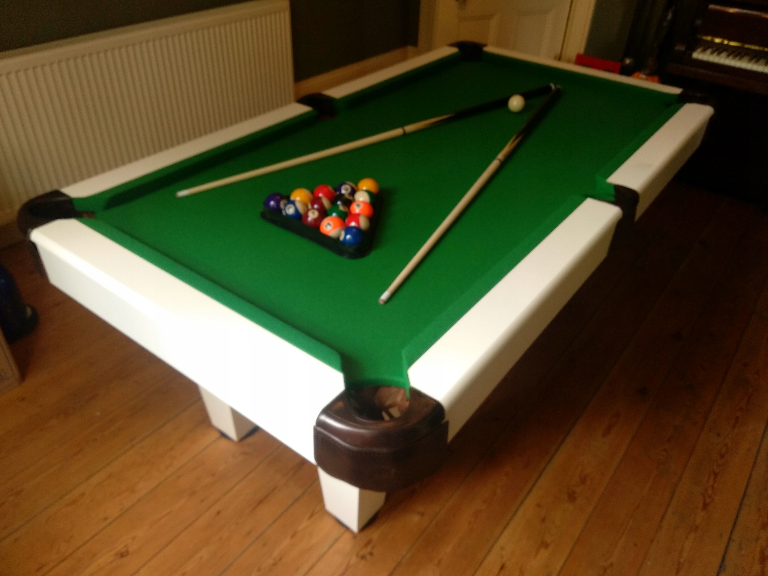 9FT Stół Bilardowy Radley Prime Pool Biały Rodzaj stołu Pool