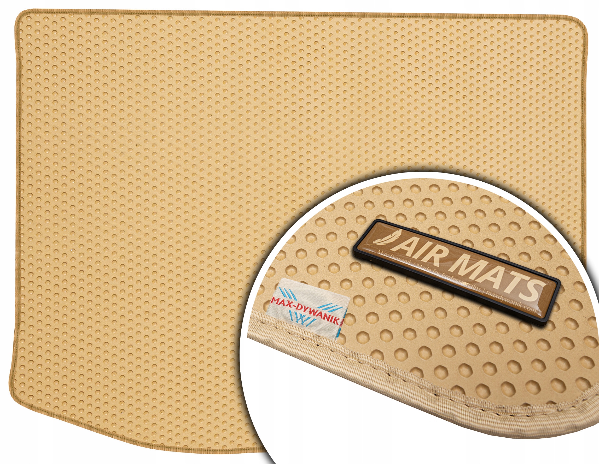 Fiat Bravo II Hatchback 2007-2014 Béžová rohož do kufru Eva Air Mats