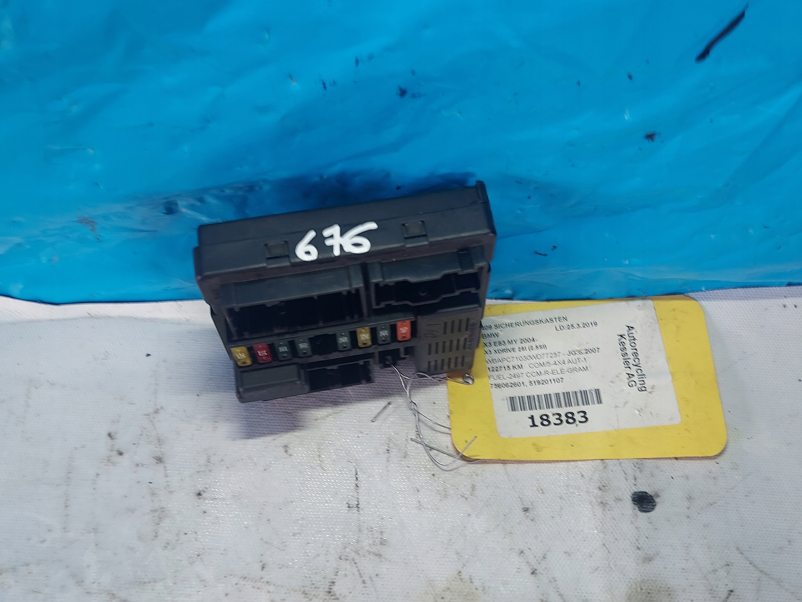 module ROZDZIELACZNA PRADU BMW X3 E83 2.5 B 756062601