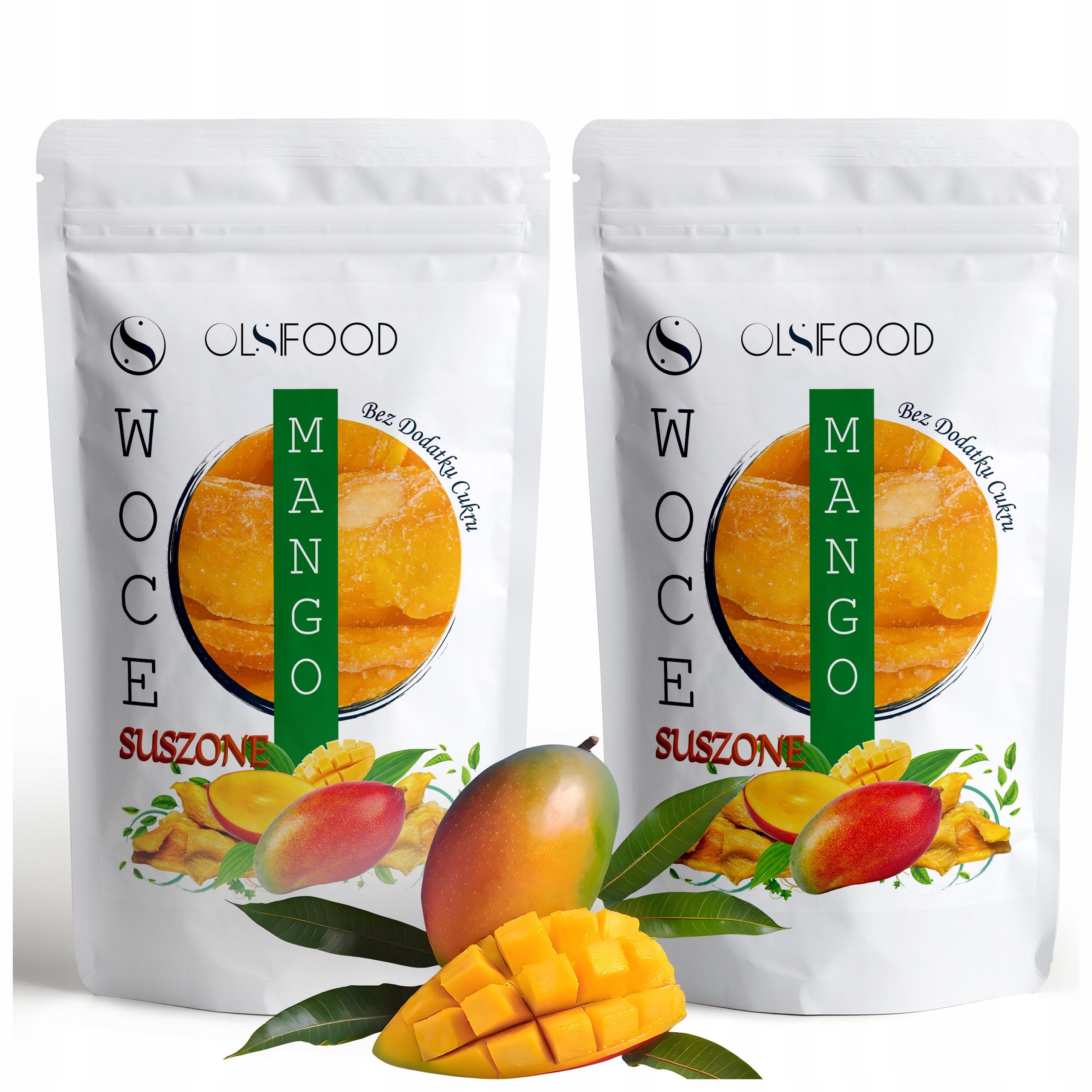 Mango Suszone bez dodatku OlsiFood Zestaw 2szt x 1 kg