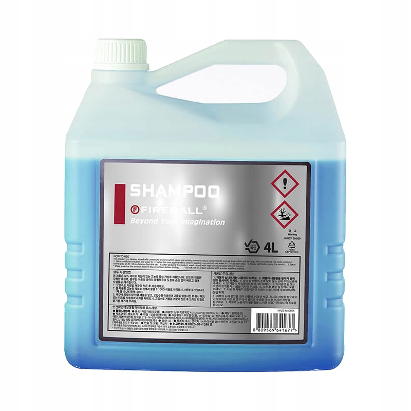 Fireball Emerald Shampoo Koncentrovaný Šampón S Neutrálnym Ph 4000 ml