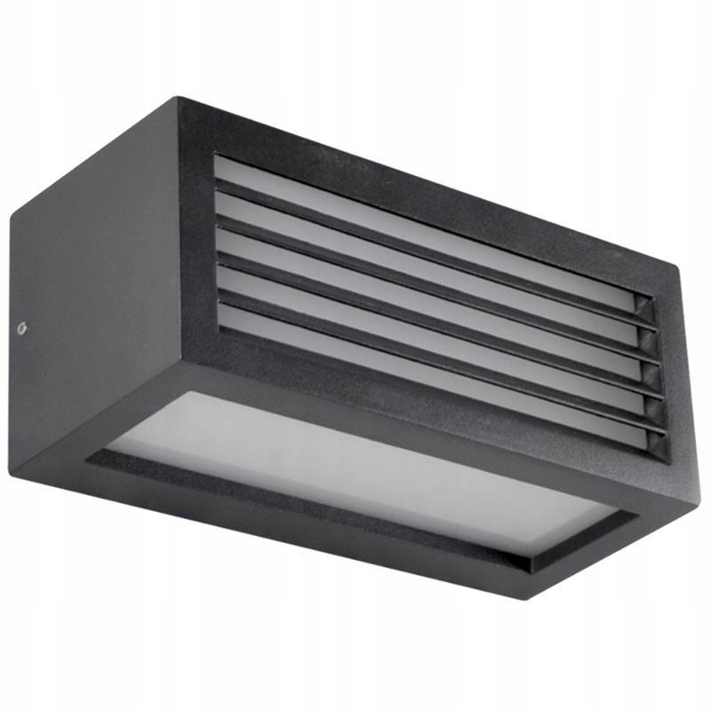 Zahradní nástěnné svítidlo Osaka E27 černé