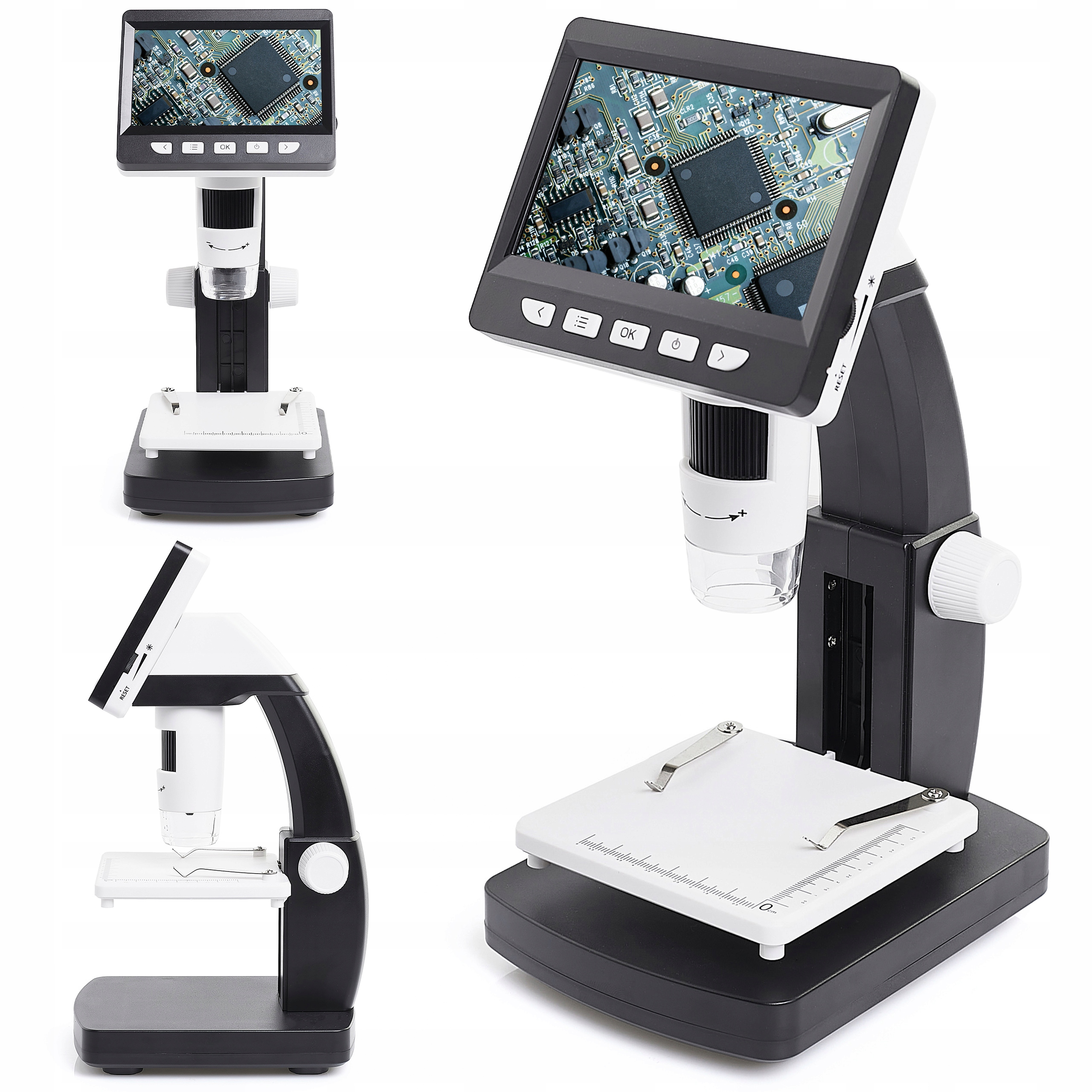 Digitální Mikroskop LCD displej Ips 4,3″ Inskam 306 Techrebal