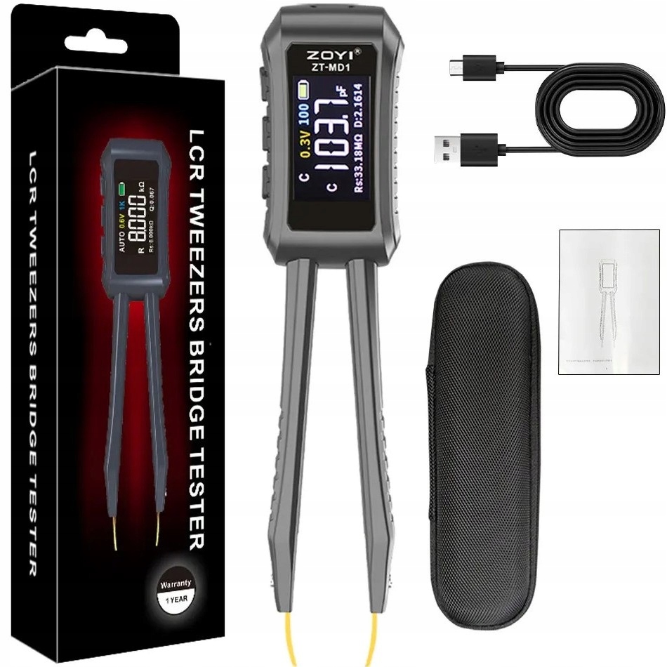 Univerzální pinzetový tester Smd Oled prvků 400 mAh Zoyi ZT-MD1