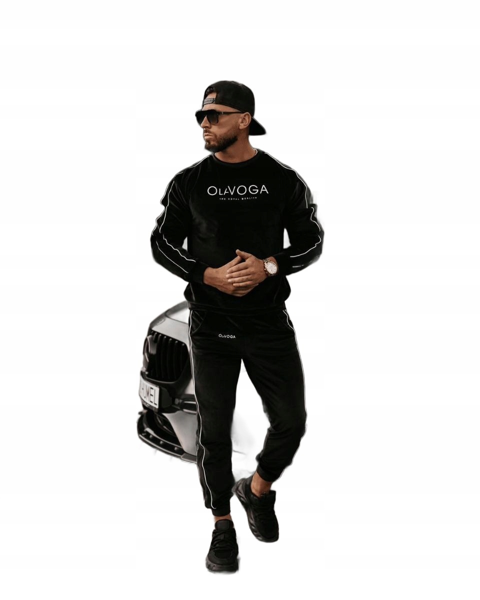 Komplet męski OLAVOGA DRESSY MEN 2025 czerń M